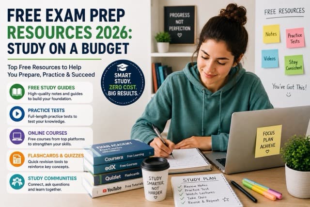 Free Exam Prep Resources 2026: Study on a Budget and Pass