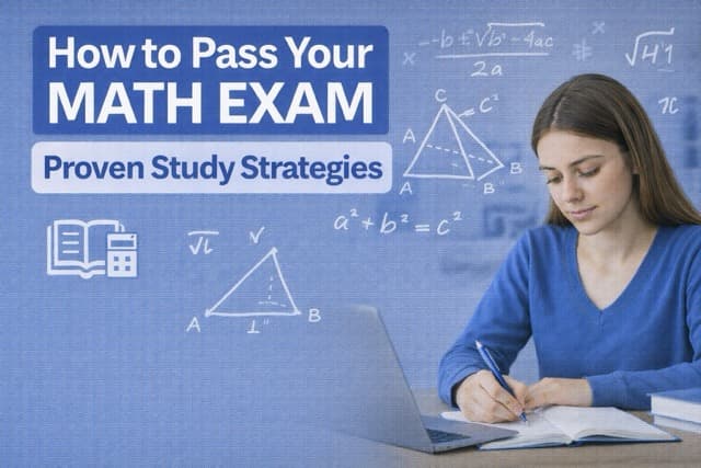 How to Pass Your Math Exam: Proven Study Strategies (2026 Guide) | ReviewJane