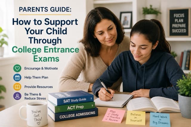 Parents Guide to College Entrance Exams: How to Actually Help
