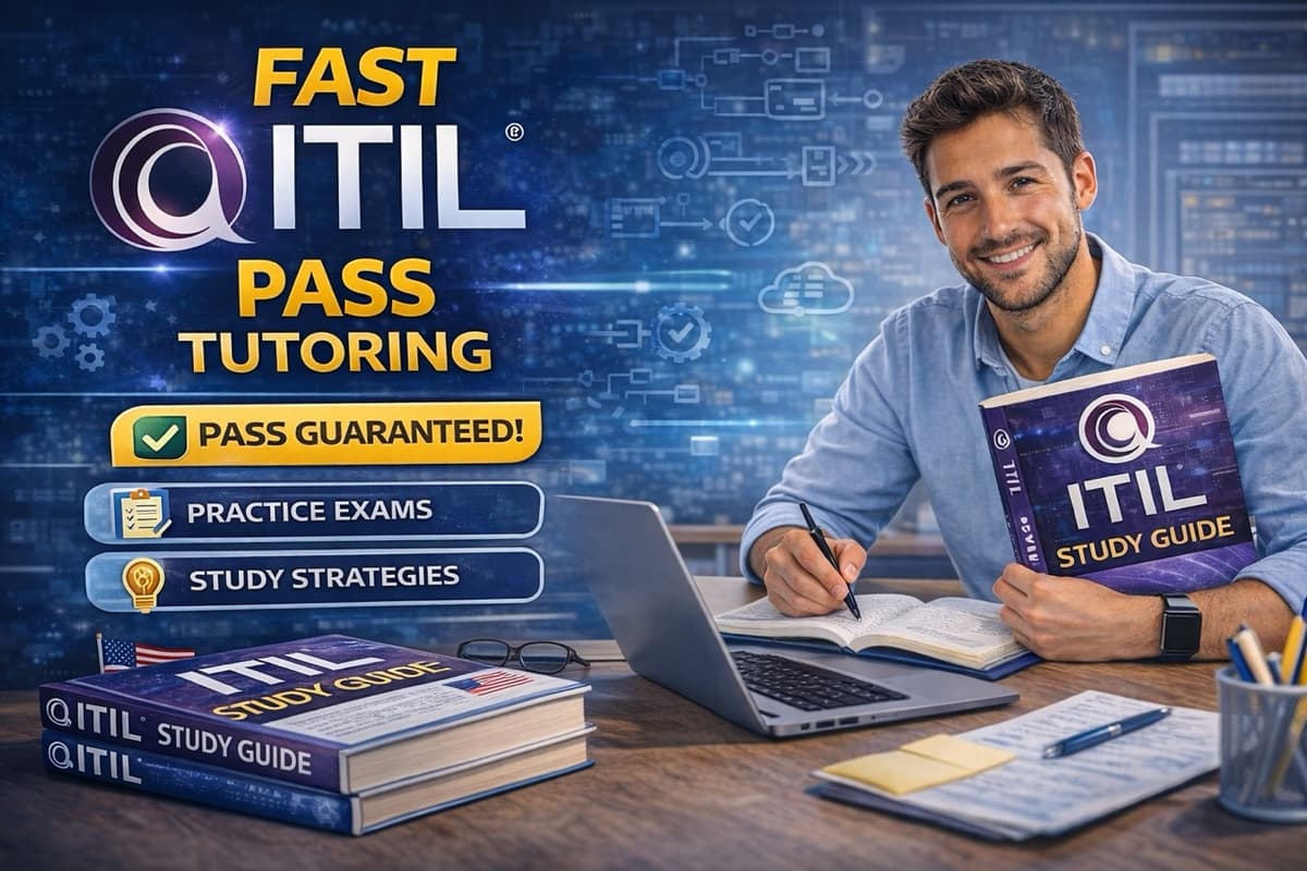 Fast ITIL Pass Tutoring - ITIL 4 Foundation and Managing Professional coaching