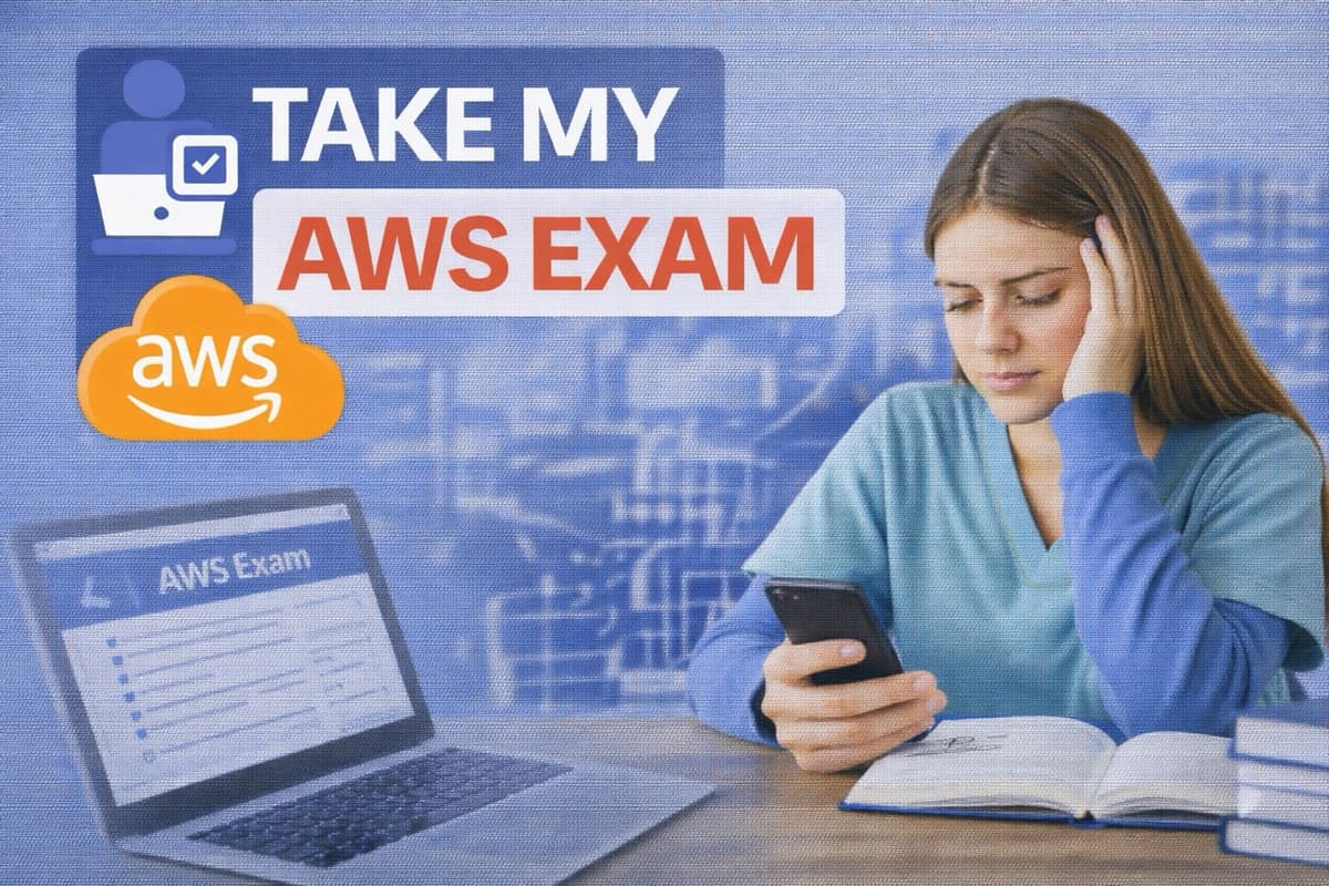 take my aws exam for me