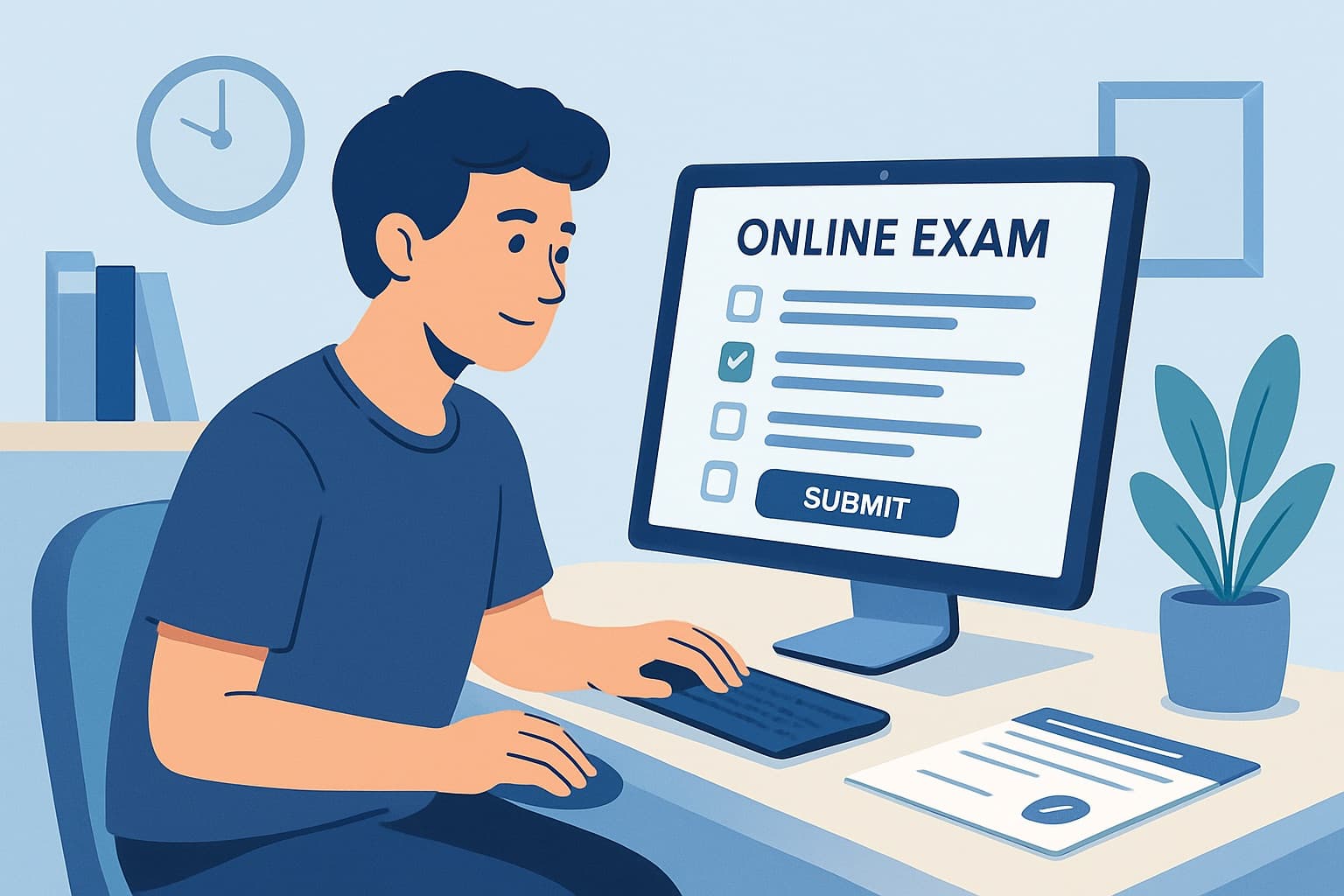 Expert handling online exam on secure platform - Canvas, Blackboard, Moodle, Pearson support
