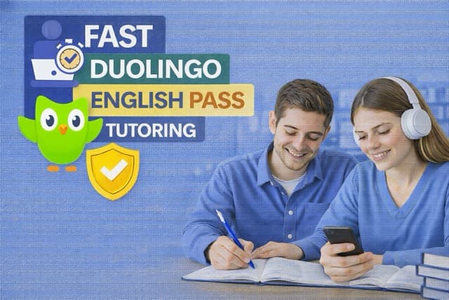 Fast Duolingo English Test tutoring - DET preparation sessions