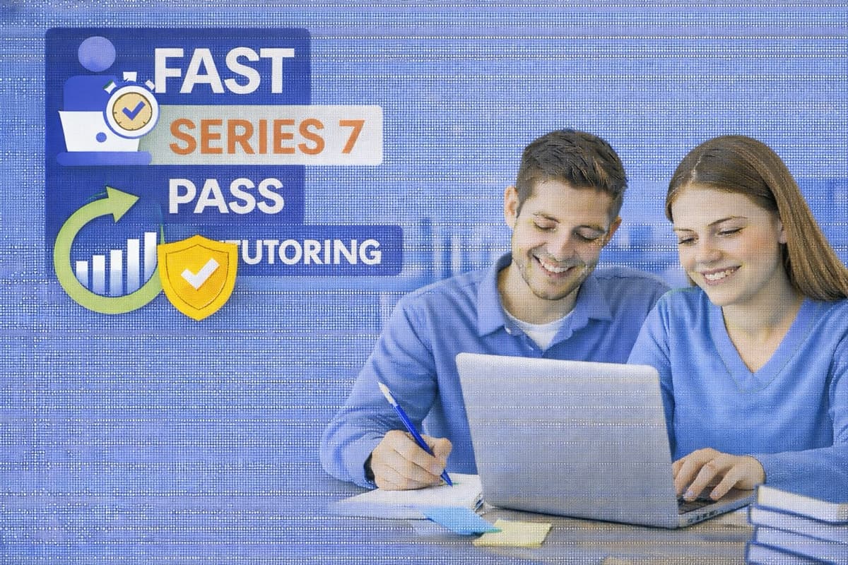Series 7 tutoring sessions for fast FINRA exam preparation